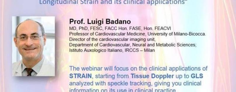 WEBINAR: The history of Strain from tissue doppler to Global Longitudinal strain, and its clinical applications