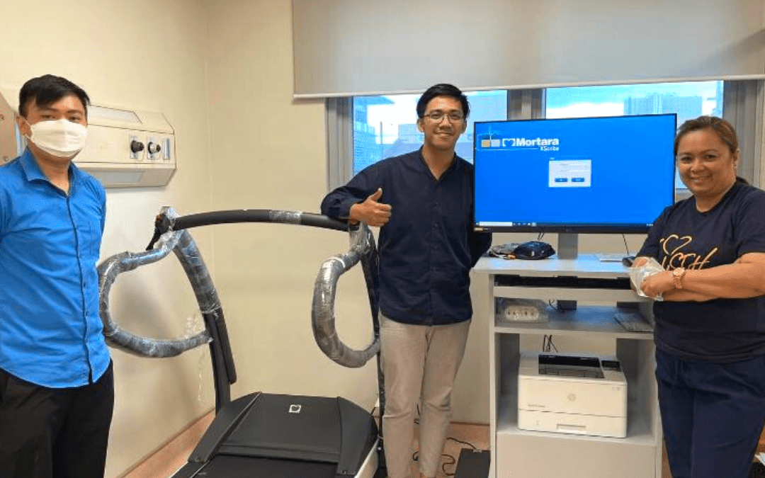 Successful delivery and installation of Mortara (Welch Allyn) XScribe Cardiac Stress Testing System at the University of Santo Tomas Hospital (USTH) in Sampaloc, Manila City.