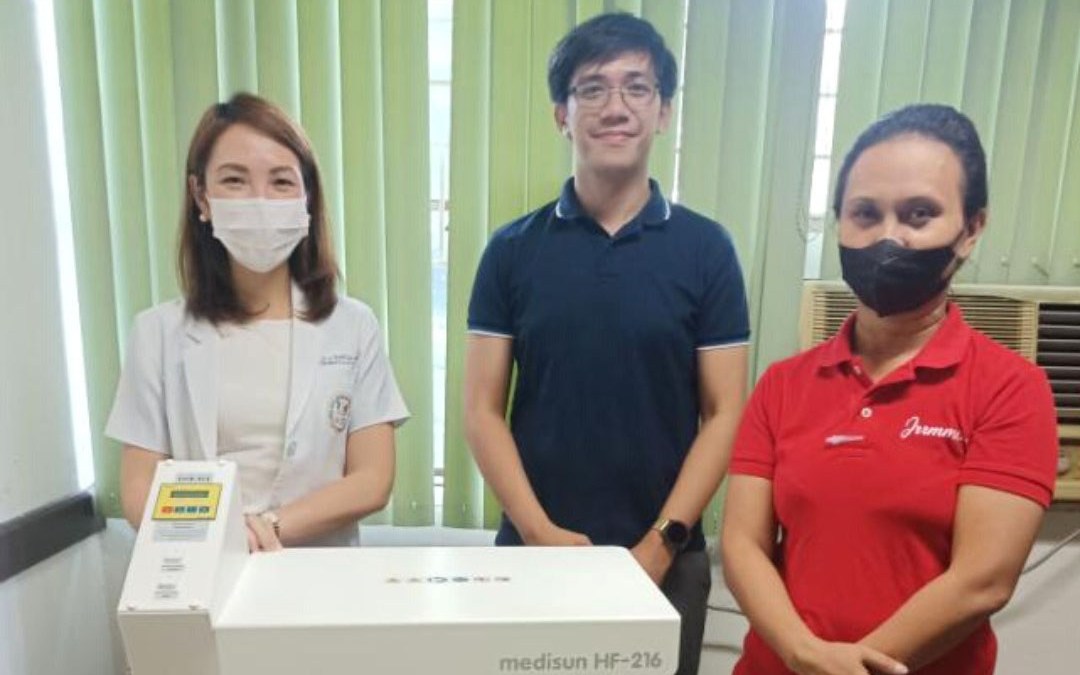 Successful delivery and installation of Medisun HF-216 at the Jose R. Reyes Memorial Medical Center – Department of Dermatology in Sta. Cruz, Manila.