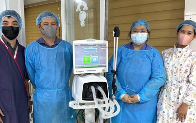 Successful delivery and installation of Magnamed Fleximag Max Ventilator at the San Antonio Life Care Hospital in San Pascual, Batangas.